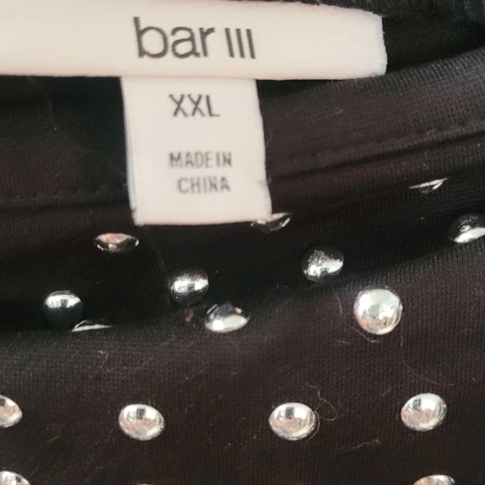 Black Studded Skirt BAR III